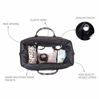 Childhome - Mommy Bag - Gewatteerd - Zwart