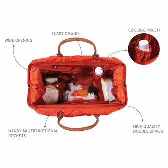 Childhome - Mommy Bag - Gewatteerd - Rood