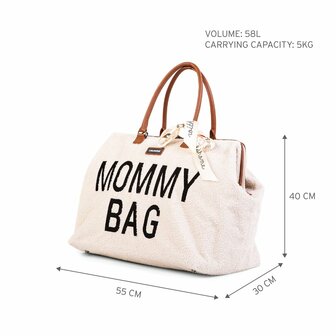 Childhome - Mommy Bag - Teddy - Ecru
