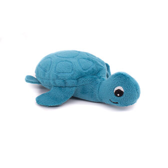 Les Déglingos - Ptipotos - Mamaschildpad met baby - Blauw