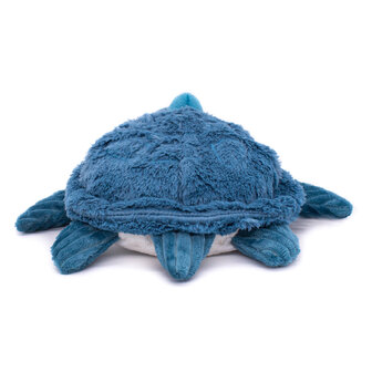 Les Déglingos - Ptipotos - Mamaschildpad met baby - Blauw
