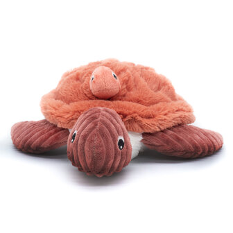 Les Déglingos - Ptipotos  - Mamaschildpad met baby - Terracotta