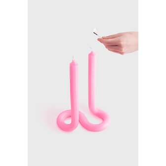 54 Celsius - Lex Pott Candle Twist - Neon Pink