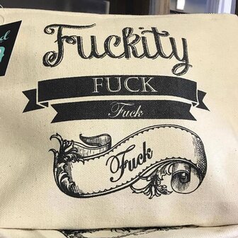 Fuckity Fuck Fuck Fuck Bitch Bag - Toilettas - Twisted Wares