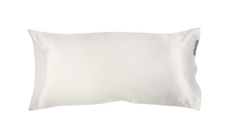 Beauty Pillow® Original - Satijnen Kussensloop - Pearl - 80x40 (Duitse maat)