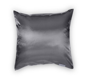 mengen zo ziel Beauty Pillow® Original - Satijnen Kussensloop - Antracite - 80x80 (Duitse  maat) - huvama