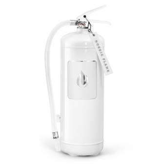 Nordic Flame Brandblusser - Poederblusser 6 kg - Wit - Design Ontwerp Voor Extra Veiligheid - A,-B,-C-Branden - Scandinavisch