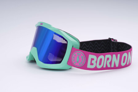 Skibril - BUBBLE MINT - 1 Jaar garantie op verlies, diefstal &amp; beschadiging - Snowboardbril - Goggle