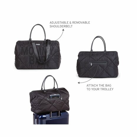 Childhome - Mommy Bag - Gewatteerd - Zwart