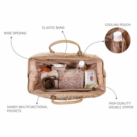Childhome - Mommy Bag - Gewatteerd - Beige