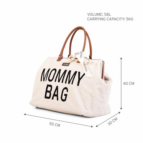 Childhome - Mommy Bag - Teddy - Ecru