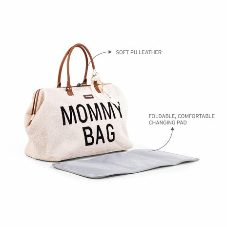Childhome - Mommy Bag - Teddy - Ecru