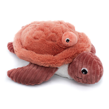 Les Déglingos - Ptipotos  - Mamaschildpad met baby - Terracotta