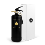 Nordic Flame Brandblusser - Poederblusser 2 kg - Zwart/Goud - Design Ontwerp Voor Extra Veiligheid - A,-B,-C-Branden - Scandinavisch Nordic Flame Brandblusser - Poederblusser 2 kg - Zwart/Goud - Design Ontwerp Voor Extra Veiligheid - A,-B,-C-Branden - Scandinavisch