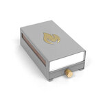 Luxe Luciferdoos - vakje voor gebruikte lucifers - Grijs - Nordic Flame Luxe Luciferdoos - vakje voor gebruikte lucifers - Grijs - Nordic Flame